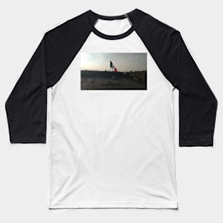 Zócalo Flag Raising Baseball T-Shirt